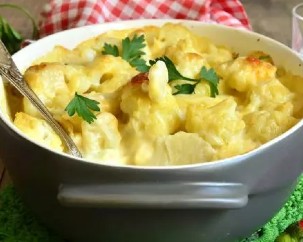 Gratin de chou-fleur au comté